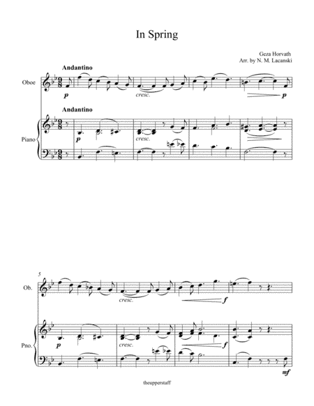 In Spring (arr. Nick Lacanski)