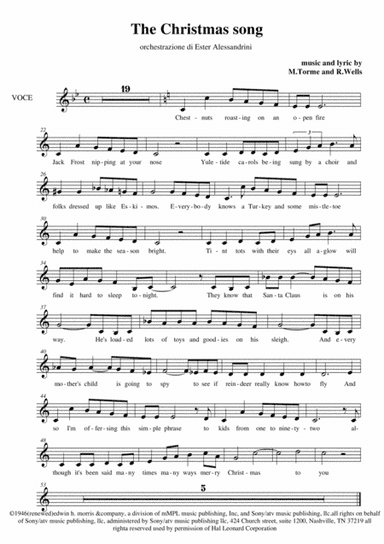 The Christmas Song (Chestnuts Roasting On An Open Fire) (arr. Ester Alessandrini)