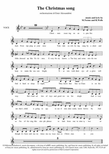 The Christmas Song (Chestnuts Roasting On An Open Fire) (arr. Ester Alessandrini)