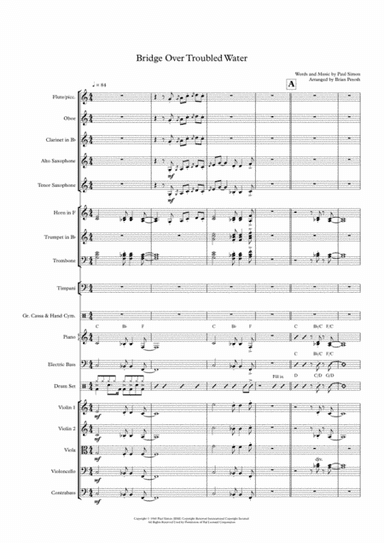 Bridge Over Troubled Water (arr. Brian Pesoth)