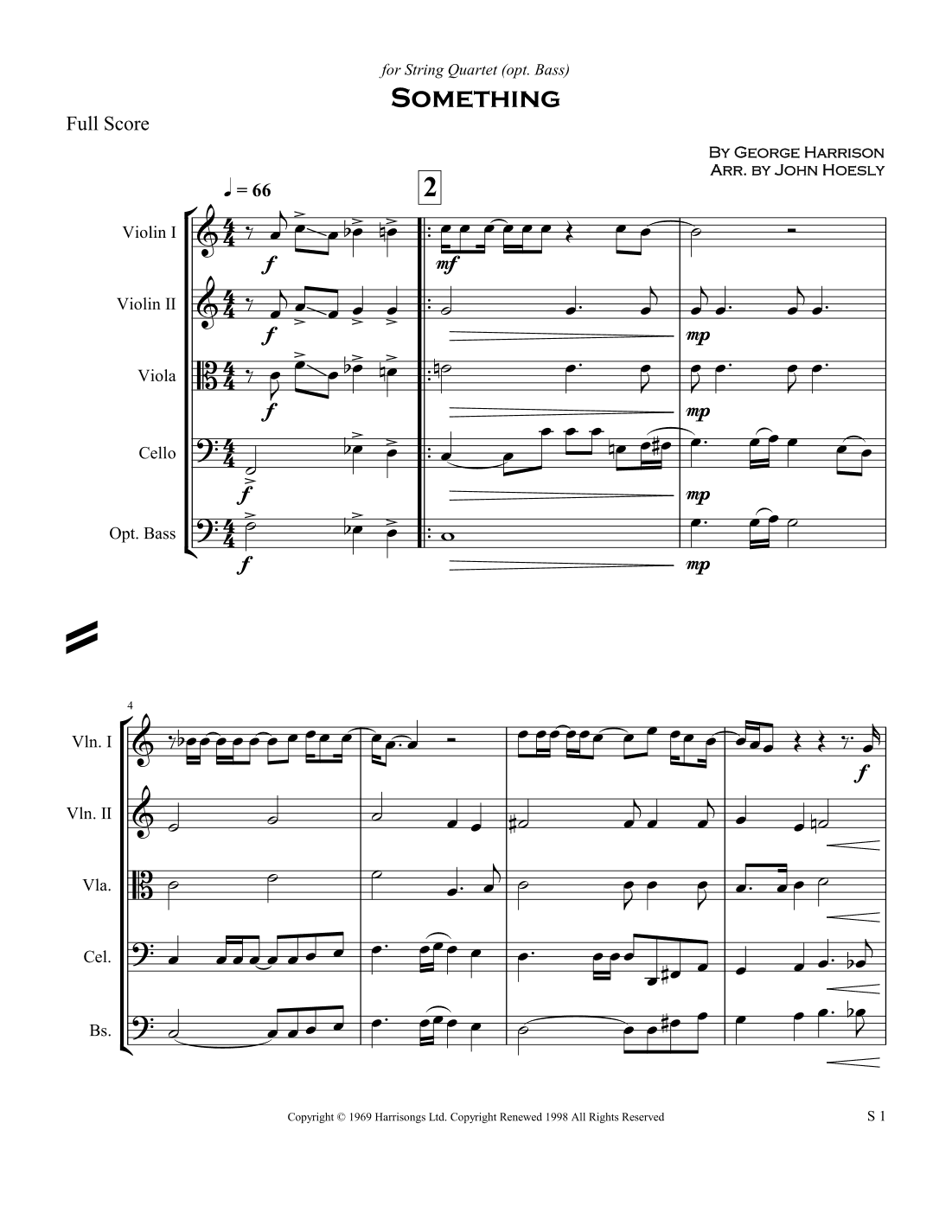 Something (arr. John Hoesly)