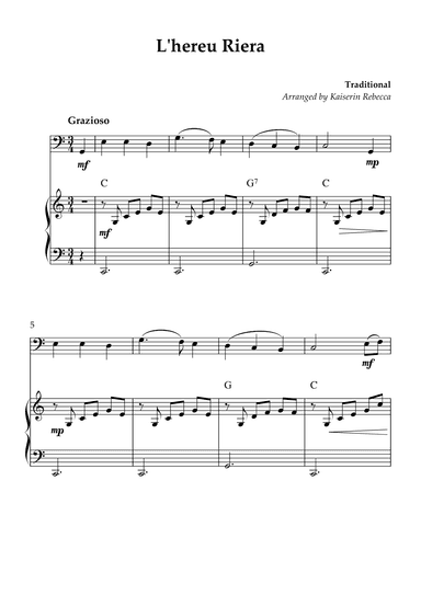 L'hereu Riera (arr. Kaiserin Rebecca)