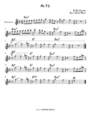 Mr. P.c. (arr. Dominic Meccia)