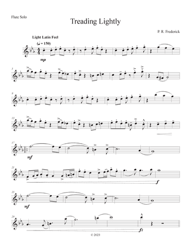 Treading Lightly (Flute Solo)