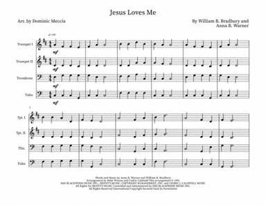 Jesus Loves Me (arr. Dominic Meccia)