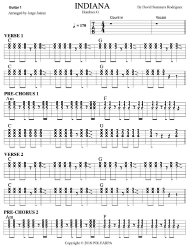 Indiana (arr. Jorge Juárez)