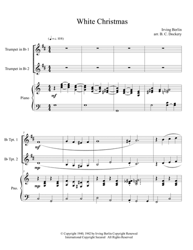 White Christmas (arr. B. C. Dockery)