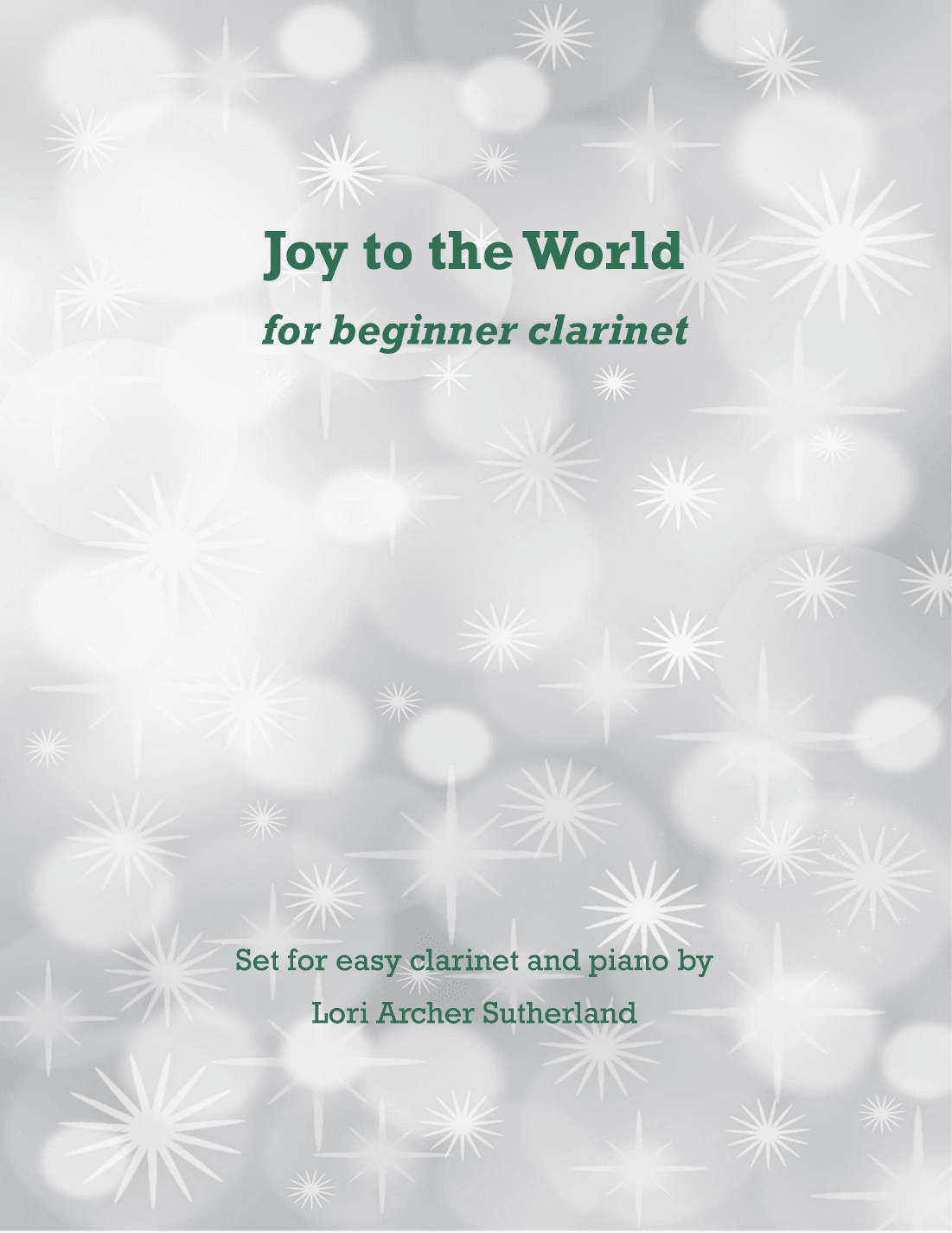 Joy to the World (arr. Lori Archer Sutherland)