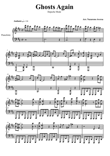 Ghosts Again (arr. Nazareno Aversa)