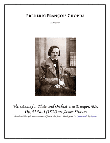 Variations on a Rossini Theme op.Posth (arr. James Strauss)