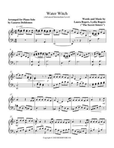 Water Witch (arr. Lazaros Delidemos)