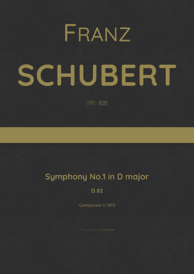 Schubert - Symphony No.1, D.82 (arr. J.G. Cucó Barber)