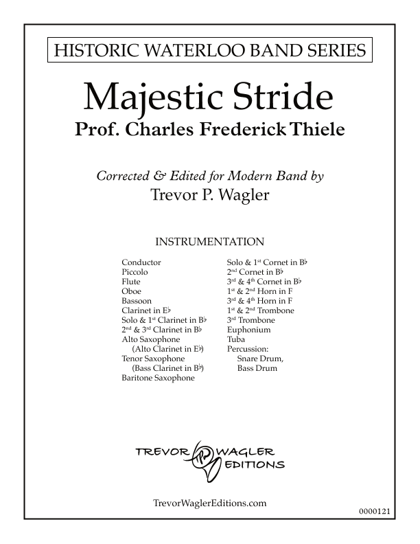 Majestic Stride (arr. Trevor P. Wagler)