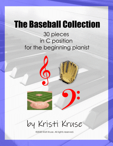 The Baseball Collection - Easy Piano Solo - 30 pieces in C position