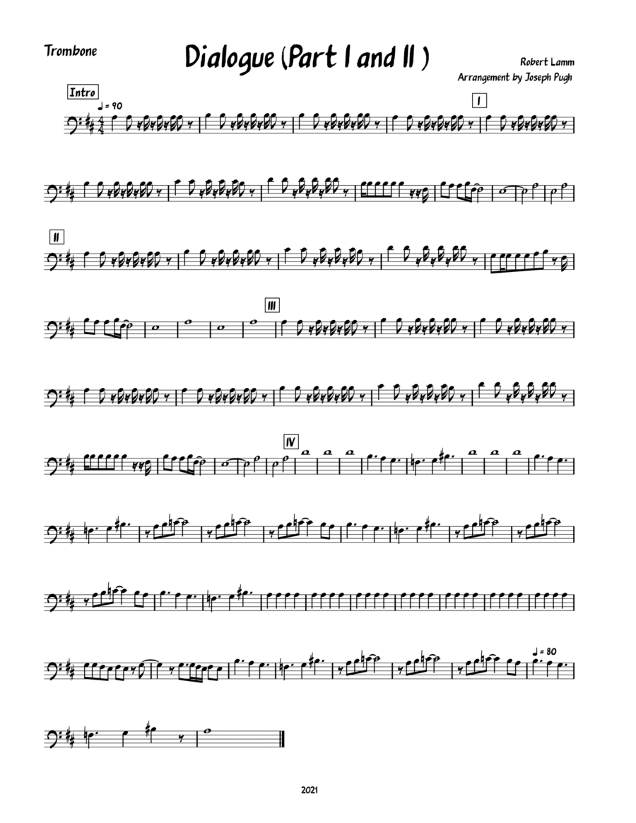 Dialogue (part I) (arr. Joseph Pugh)