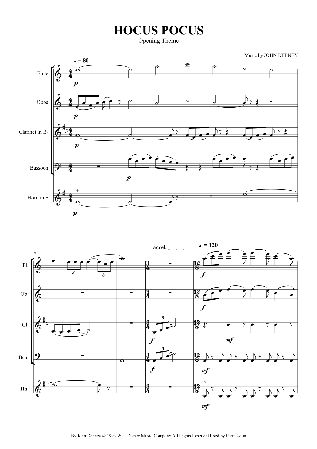 Opening Theme (arr. SCMusic)