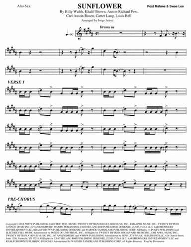 Sunflower (arr. Jorge Juárez)
