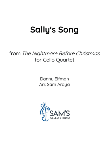 Sally's Song (arr. Sam Araya)
