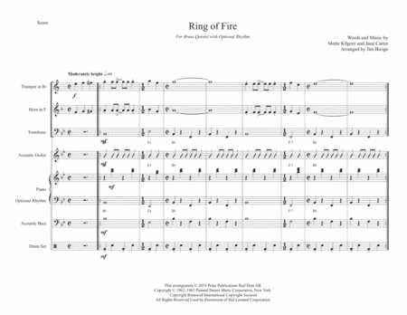 Ring Of Fire (arr. Jim Bicigo)