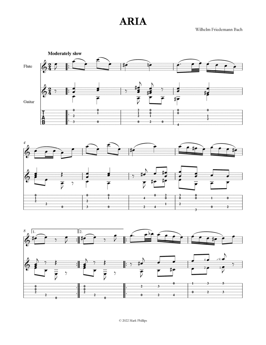 Aria (arr. Mark Phillips)