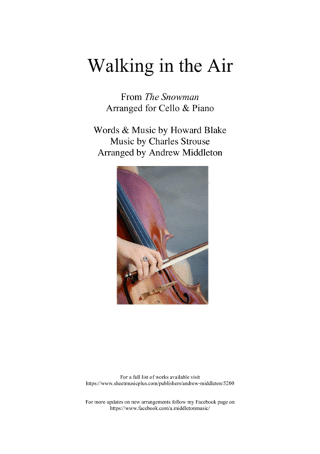 Walking In The Air (arr. Andrew Middleton)