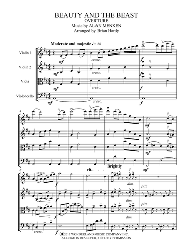 Beauty And The Beast Overture (arr. Brian Hardy)