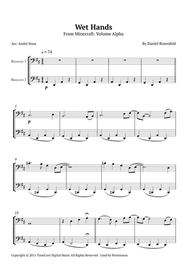 Wet Hands (arr. André Nusa)