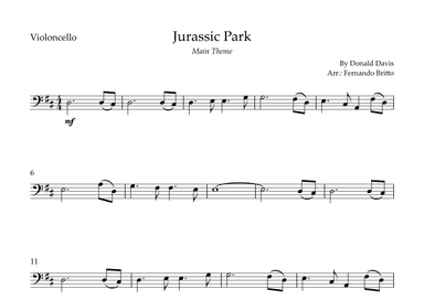 Jurassic Park Iii (arr. Fernando Britto)