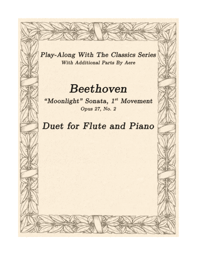 Moonlight Sonata, 1st Movement - A Duet for Flute and Piano (arr. Aere Greenway)
