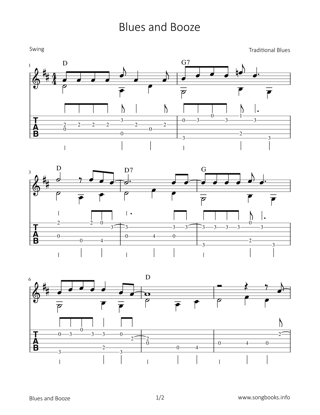 Blues and Booze (arr. Bettina Schipp)