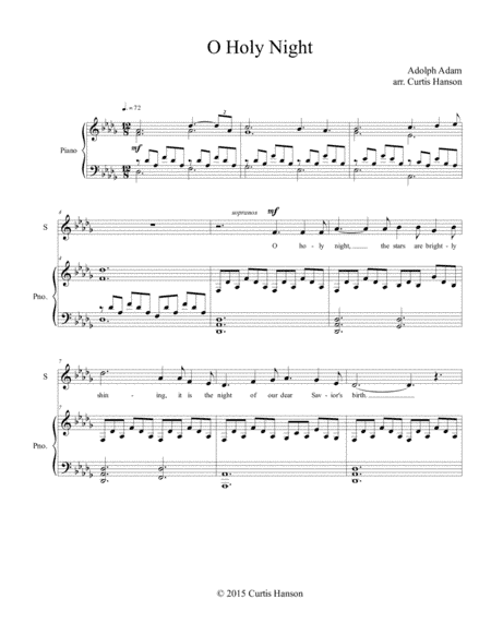 O Holy Night (SATB) (arr. Curtis Hanson)