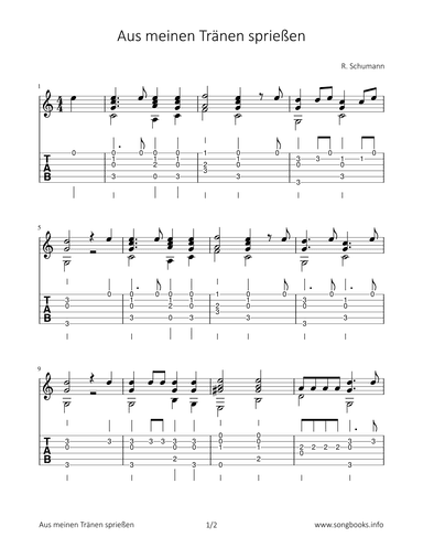Aus meinen Tränen sprießen (arr. Bettina Schipp)