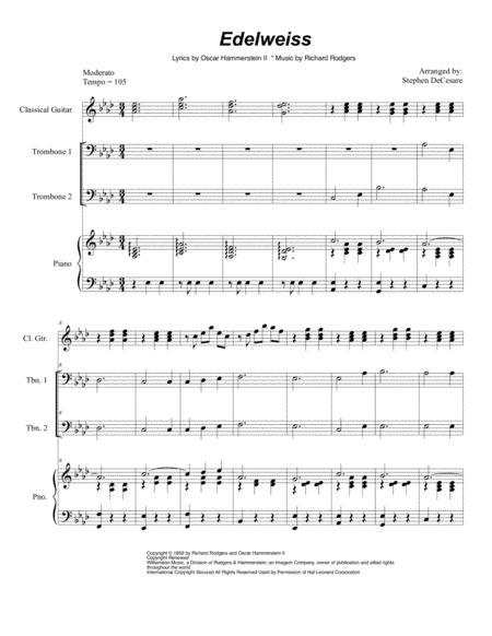 Edelweiss (arr. Stephen DeCesare)