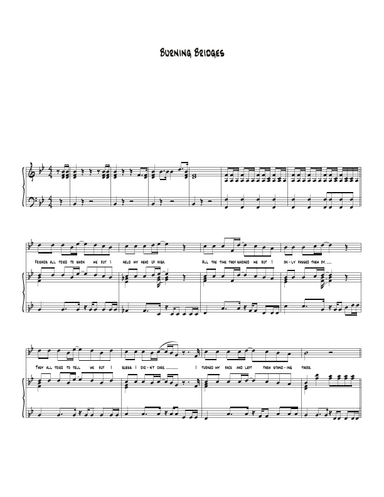 Burning Bridges (arr. Biegler)