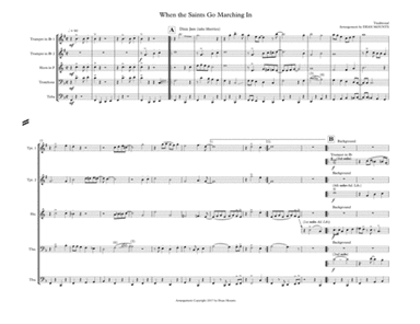 When The Saints Go Marching In (arr. Dean Mounts)