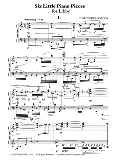 6 Little Piano Pieces ...for Libby