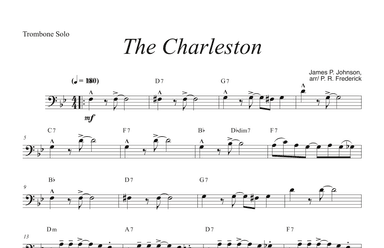 The Charleston (Trombone Solo) (arr. P. R. Frederick)