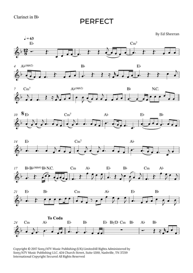Perfect (arr. Alex Nunes Rodrigues)