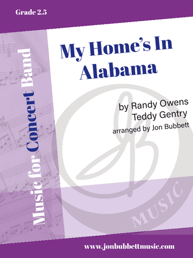 My Home's In Alabama (arr. Jon Bubbett)