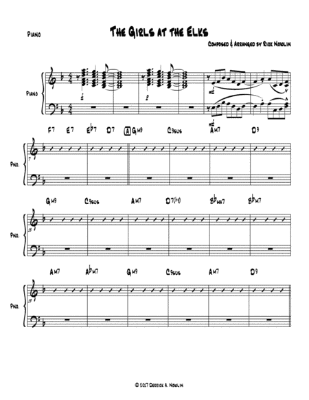 The Girls at the Elks