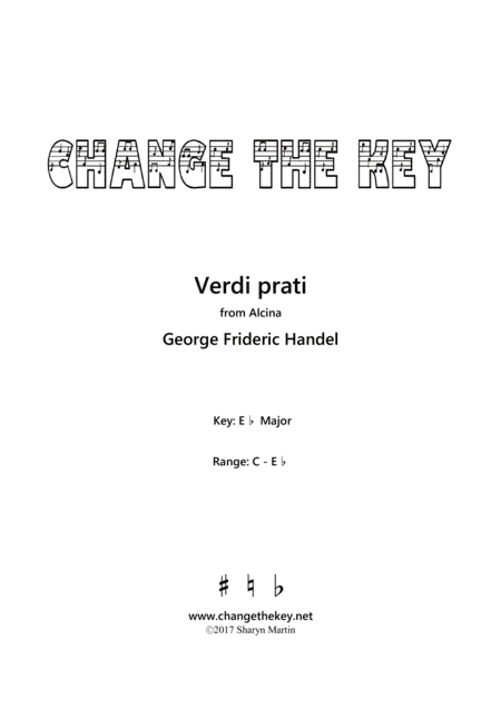 Verdi Prati - Eb Major (arr. Change the Key)