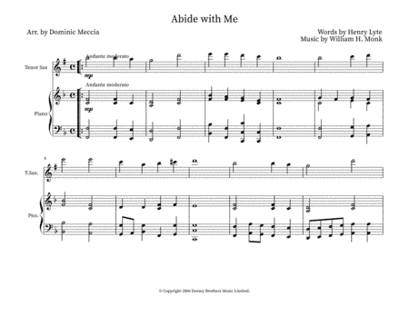 Abide With Me (arr. Dominic Meccia)