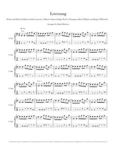Lovesong (arr. Daniel Roberts)