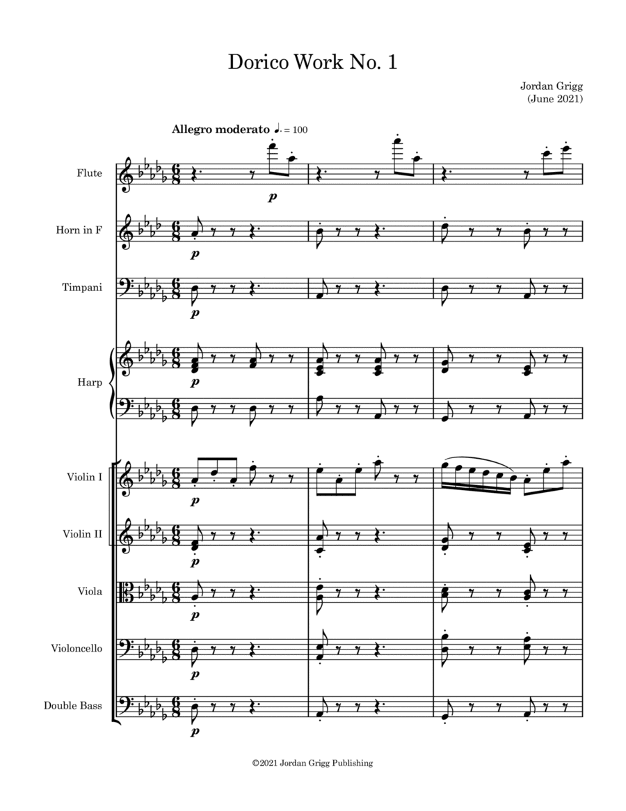 Dorico Work No. 1
