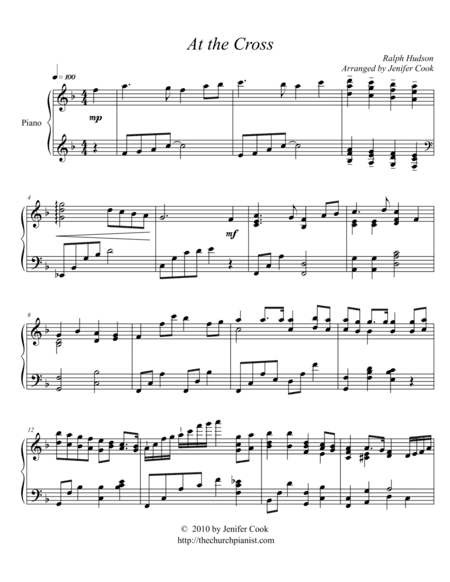 At the Cross (arr. Jenifer L Cook)