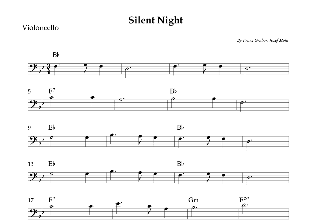 Silent Night (arr. Wesley S. SIlva)