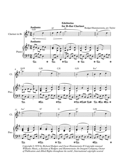 Edelweiss (arr. Paul Taylor)