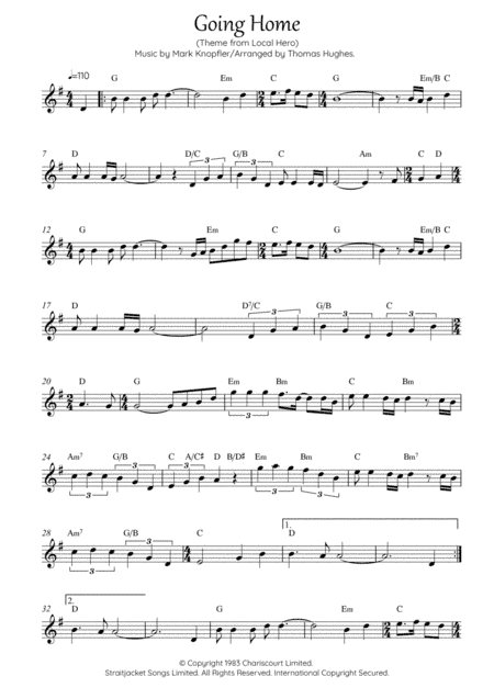Going Home (theme From "local Hero") (arr. Thomas Hughes)