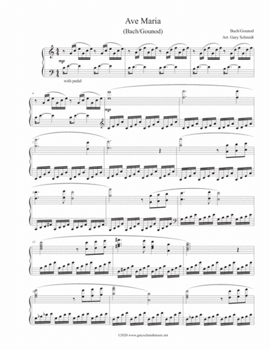 Ave Maria (Bach-Gounod) (arr. Gary Schmidt)