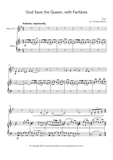God Save the Queen, with Fanfares (arr. Christian Morris)